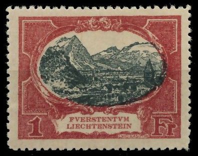 Liechtenstein 1921 Nr 60A ungebraucht X13988A