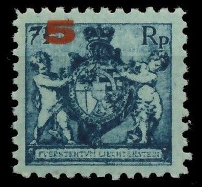 Liechtenstein 1924 Nr 61A ungebraucht X1398AE