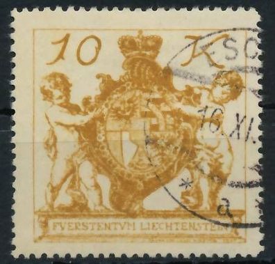 Liechtenstein 1920 Nr 39 gestempelt X1428C6