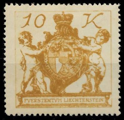 Liechtenstein 1920 Nr 39 ungebraucht X1428CA