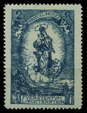Liechtenstein 1920 Nr 42 ungebraucht X1428BA