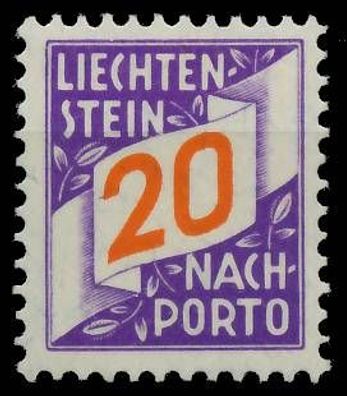 Liechtenstein Portomarken 1928 Nr 16 ungebraucht X1429EE