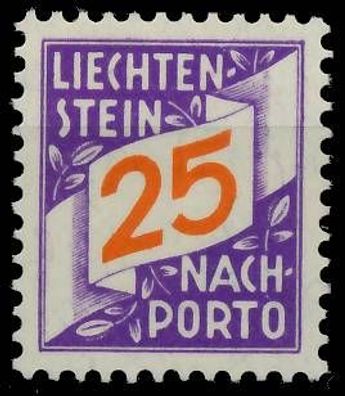Liechtenstein Portomarken 1928 Nr 17 postfrisch X1429E6