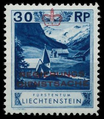 Liechtenstein Dienstmarken 1932 33 Nr 4 ungebraucht X142B36