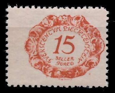 Liechtenstein Portomarken 1920 Nr 3 postfrisch X142E3E