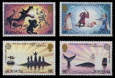 JERSEY 1981 Nr 253-256 postfrisch SB95D46