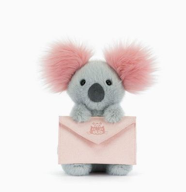 Jellycat Plüschtier, Geschenkbote Koala, 20 cm