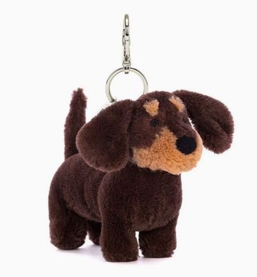 Jellycat Plüschtier-Anhänger, Dackel, 10 cm