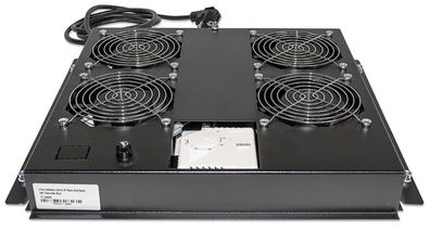 Intellinet 712866 Intellinet Dachlüftereinheit für NW-Schränke 4 Lüfter Thermo