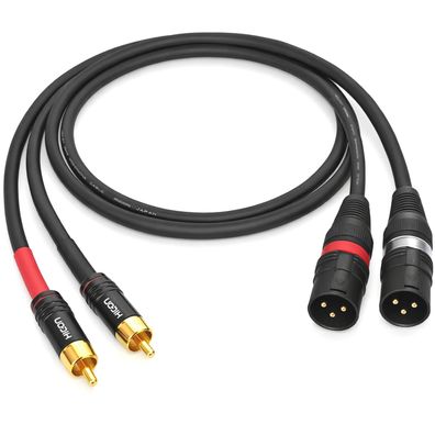 Mogami -2549 No Compromise- HighEnd Kabel - Cinch auf XLR-Stecker - Hicon