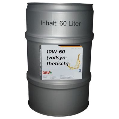 DBV 10W/60 (vollsysnthetisch) 60-Liter-Fass