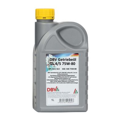 DBV 75W-80 GL4/5 (vollsynthetisch) 20 x 1-Liter-Dose