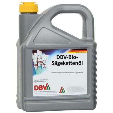 DBV Bio-Sägekettenöl 4 x 5-Liter-Kanne