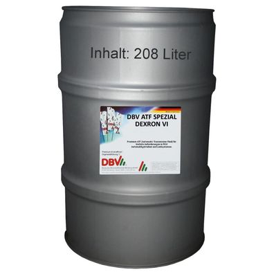 DBV ATF Spezial Dexron VI 208-Liter-Fass