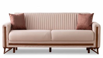 Komfortabler 3-Sitzer Elegantes Design für stilvolles Wohnen und Gästeempfang