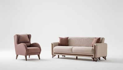 Bequeme Sofagarnitur 3 + 1 Sitzer – Stilvolles Design für komfortables Wohnen