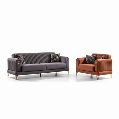 Komfortable Sofagarnitur 3 + 1 Sitze – Stilvolles Design für Wohnen & Entspannung