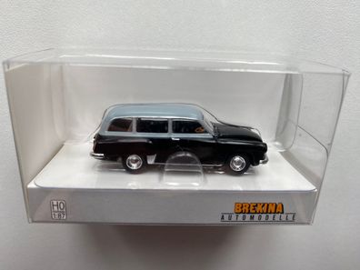 Wartburg 311 Kombi, schwarz/grau, H0 Auto Modell 1:87, Brekina 27191