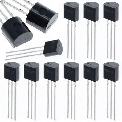 Rosfix Transistor BC547 NPN – 10 Stück | Für Arduino & DIY Elektronik