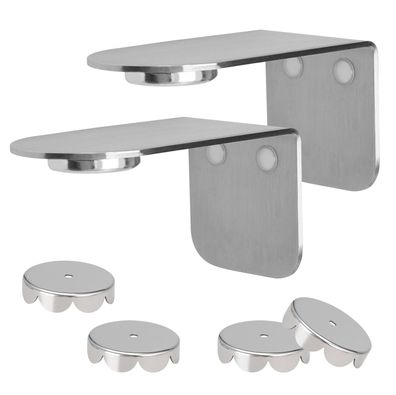 bremermann Magnet-Seifenhalter Purezza Kleben oder Bohren, S/S matt, 2er-Set