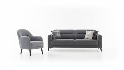 Komfortable 3 + 1 Sofagarnitur Stilvolles Design für gemütliches &elegantes Wohnen