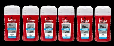 Intesa Pour Homme Sensitive Vitacell 6 x 250 ml Duschgel & Shampoo 2in1