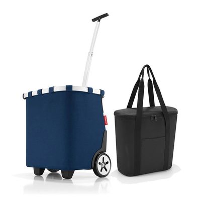 reisenthel Set Carrycruiser + Thermoshopper OEOV, dark blue + black, Unisex