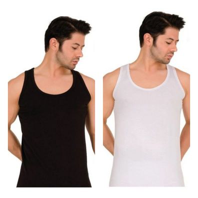 4 Pack Herren Unterhemden Feinripp Tank Top Achselhemd %100 Baumwolle K-67