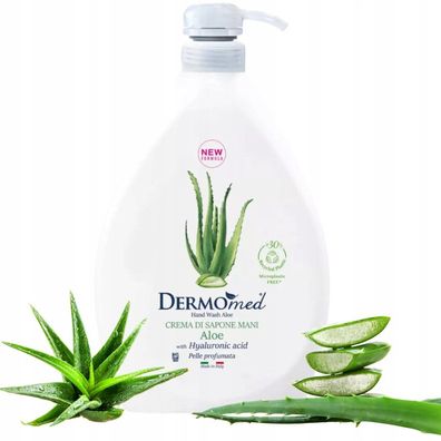 Dermomed Aloe Flüssighandseife 1000 ml - Feuchtigkeit & Sanfte Reinigung