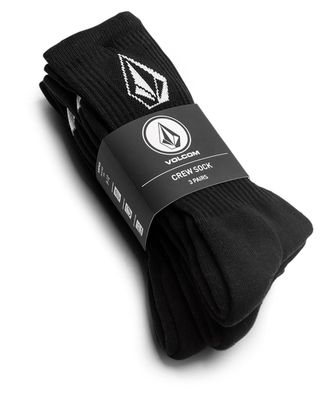 VOLCOM Socken Full Stone Pack 3 Paar black 42-46