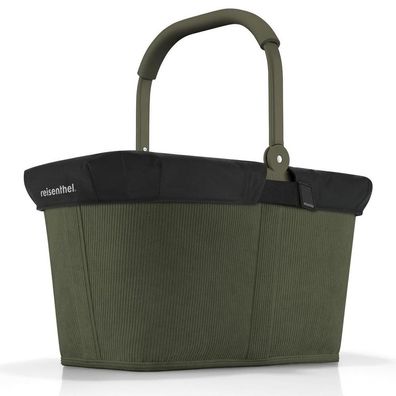 reisenthel Set Carrybag mit Cover BPBK, cord dark matcha + black, Unisex