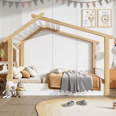 Sonnenh Kinderbett Weiß 90 x 200 cm