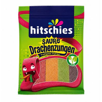 Hitschies Saure Drachenzungen, Fruchtgummi 125g
