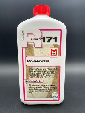 HMK R171 Power Gel 1l Spezialreiniger entfernt Wachs, Imprägnierungen, Lacke etc