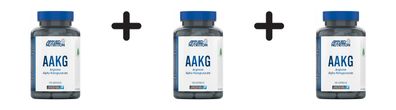 3 x Applied Nutrition AAKG (120 Caps)