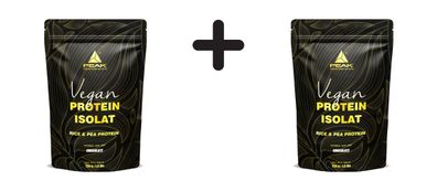2 x Peak Vegan Protein Isolate (750g) Chocolate