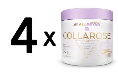 4 x Allnutrition AllDeynn Collarose Fish, Mango Passion Fruit - 150g