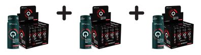 3 x QNT NO+ Elite Shot (12x80ml) Cherry Grape