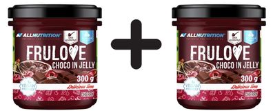 2 x Allnutrition Frulove Choco In Jelly, Cherry - 300g