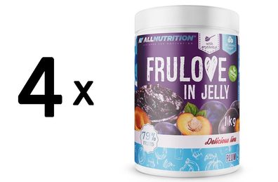 4 x Allnutrition Frulove In Jelly, Plum - 1000g