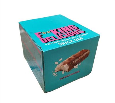 Fitking Delicious Snack Bar, Coconut - 24 x 40g