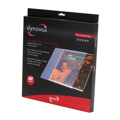 Dynavox Schallplatten-Aussenhüllen - 50 Stück - antistatisch