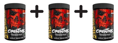 3 x Mutant Creatine, Unflavored - 300g