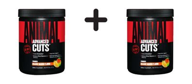 2 x Universal Nutrition Animal Cuts Powder (235g) Orange Mango