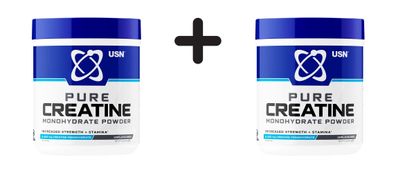 2 x USN Creatine Monohydrate (500g)