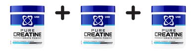 3 x USN Creatine Monohydrate (500g)