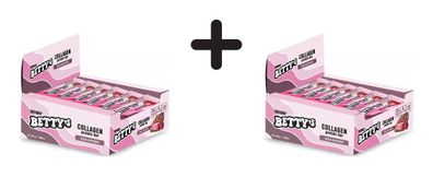 2 x Weider Bettys Collagen Protein Bar (12x50g) Choco-Raspberry