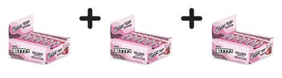3 x Weider Bettys Collagen Protein Bar (12x50g) Choco-Raspberry