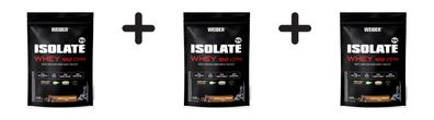 3 x Weider Isolate Whey 100 CFM (420g) Chocolate Fondant