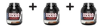 3 x Weider Mega Mass 4000 (3000g) Chocolate